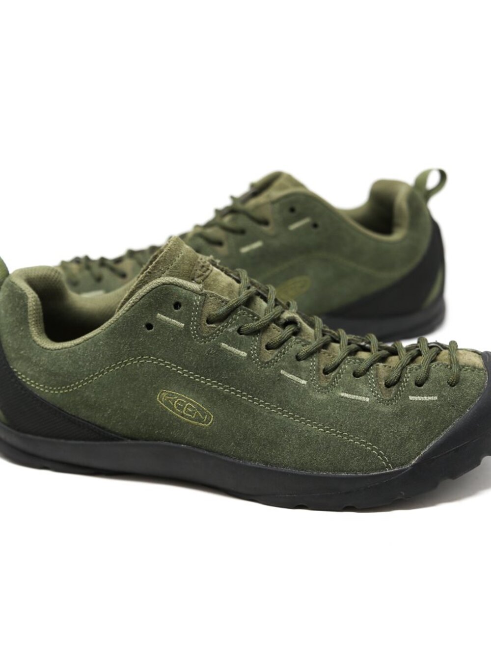 Keen Women's Jasper Suede Hiking Climbing Shoe Green Women’s Size US 11 / EU 42 - Picture 2 of 9